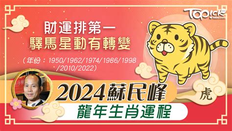 2024年生肖運程龍